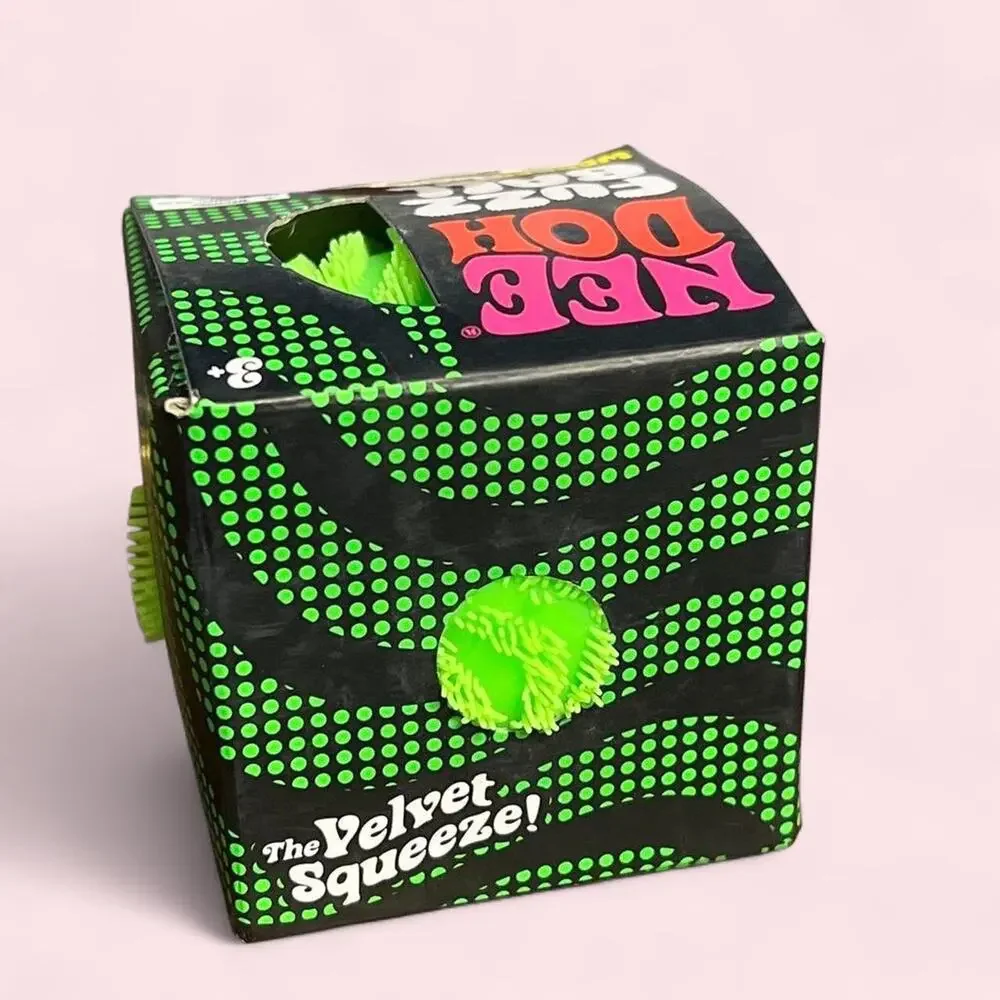 Needoh green fuzz ball wonder waves